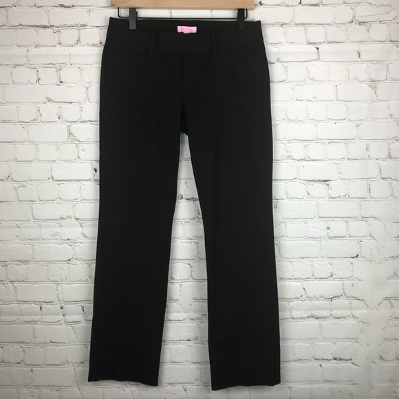 Lilly Pulitzer The Leigh Black Trouser Work Pant - Picture 1 of 5